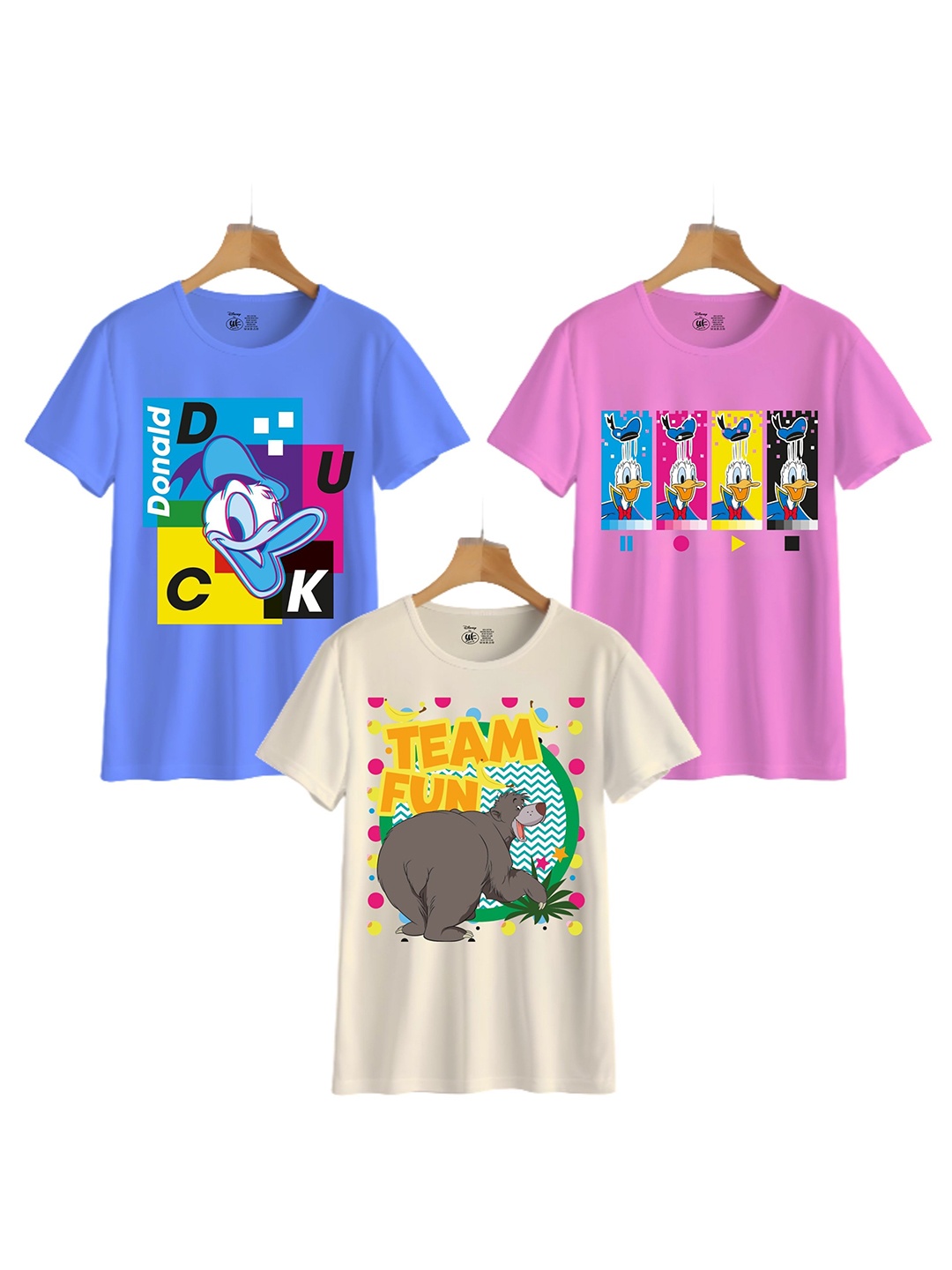 

YK Disney Boys 3 Printed Applique T-shirt, Multi