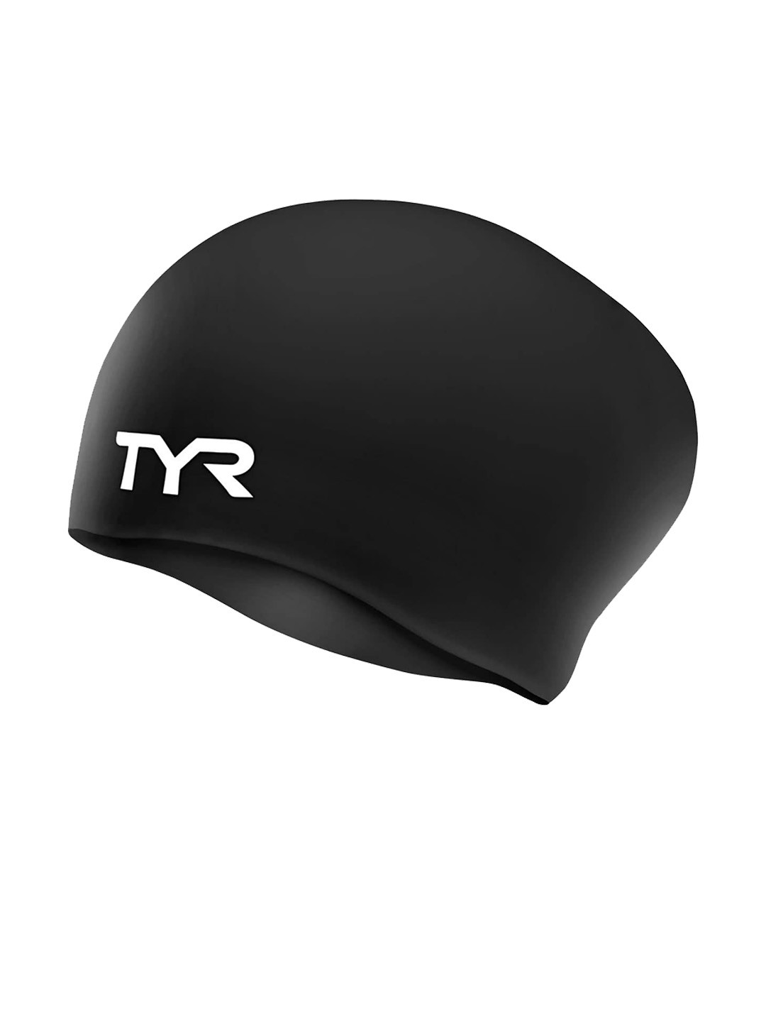 

TYR Wrinkle Free Silicone Swim Cap, Black