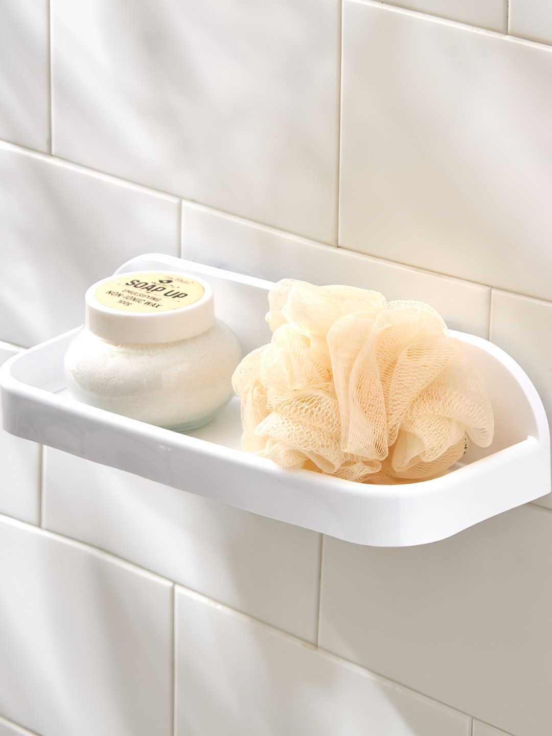 

Home Centre White Solid Polypropylene Bath Accessories Set