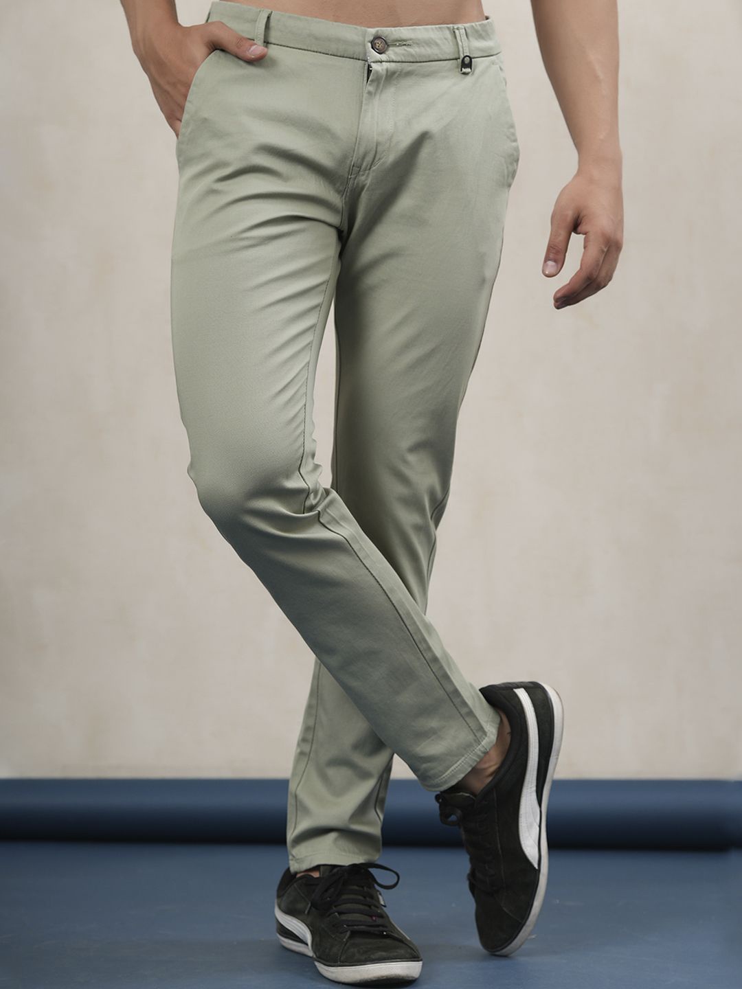 

Tistabene Men Original Chinos Trousers, Green