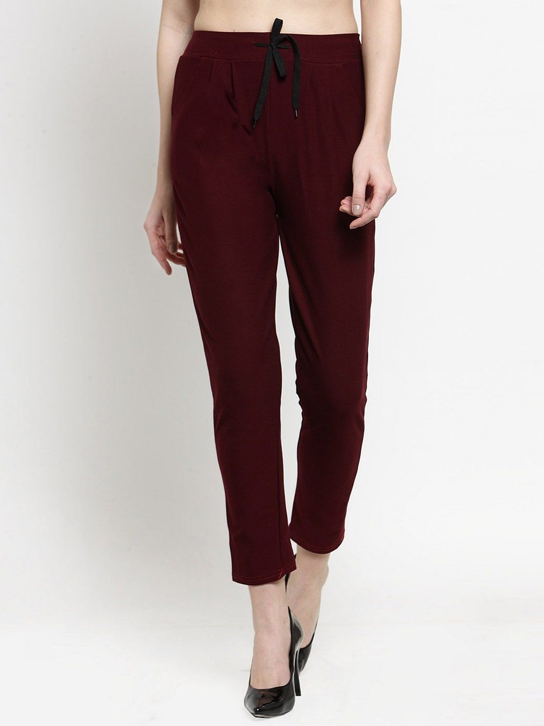 

Global Republic Ankle Length Leggings, Maroon