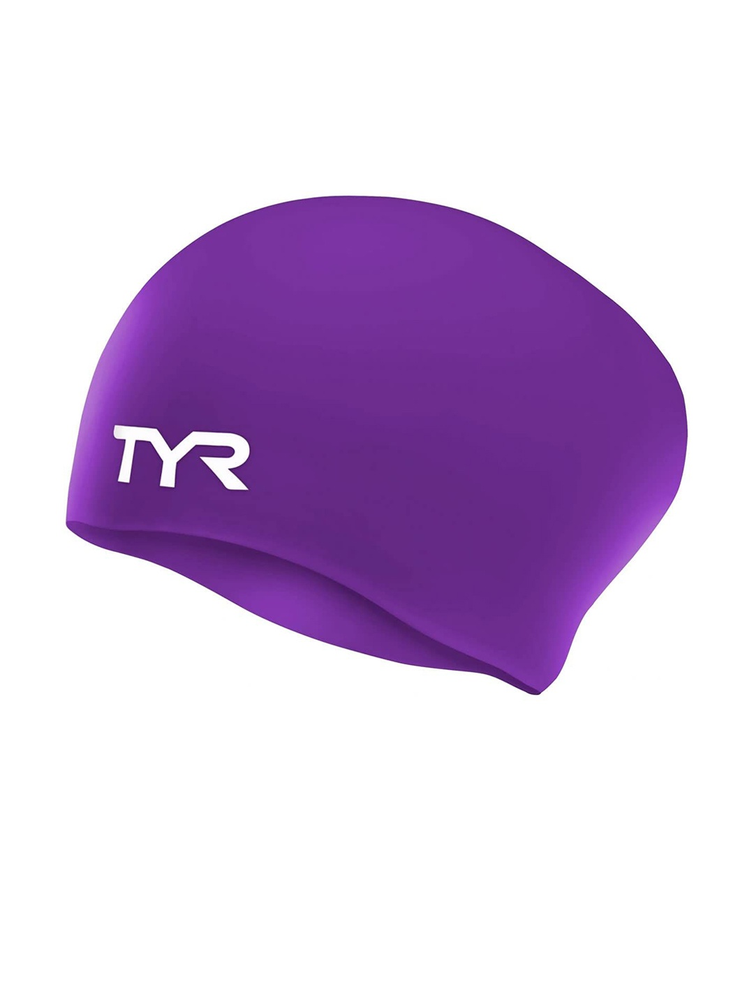 

TYR Printed Swimming Cap, Purple