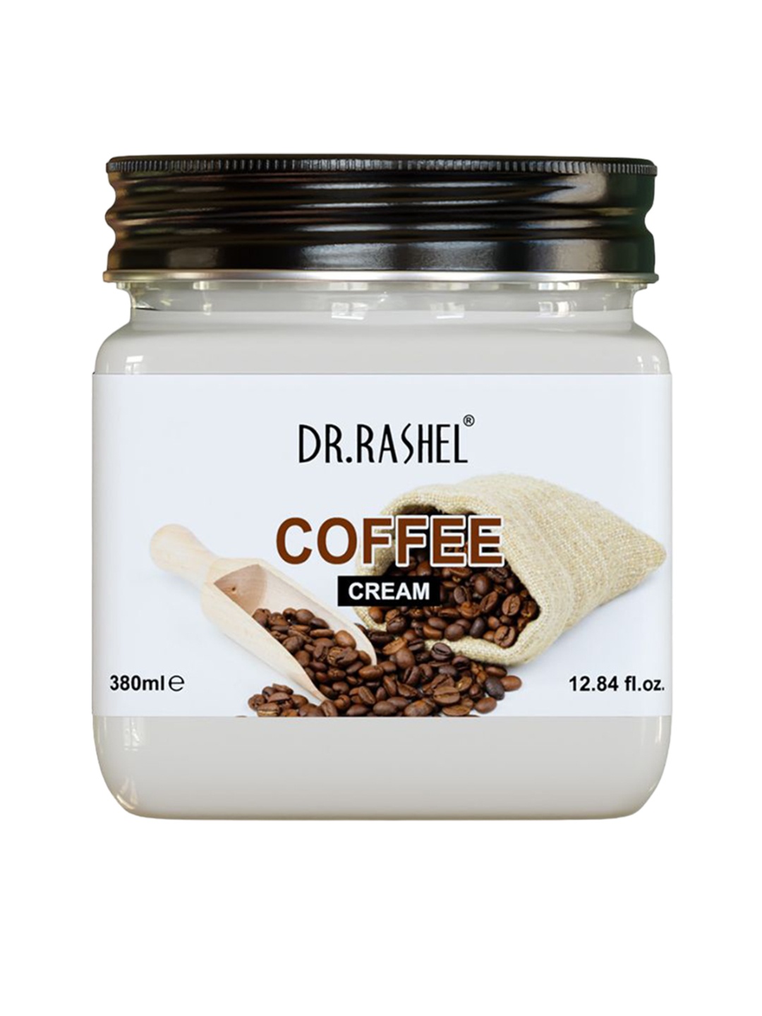 

DR.RASHEL Moisturizing Coffee Face & Body Cream 380 ml, Coffee brown