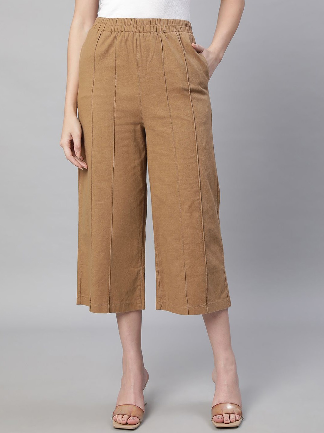 

Global Republic Loose Fit Trousers, Brown