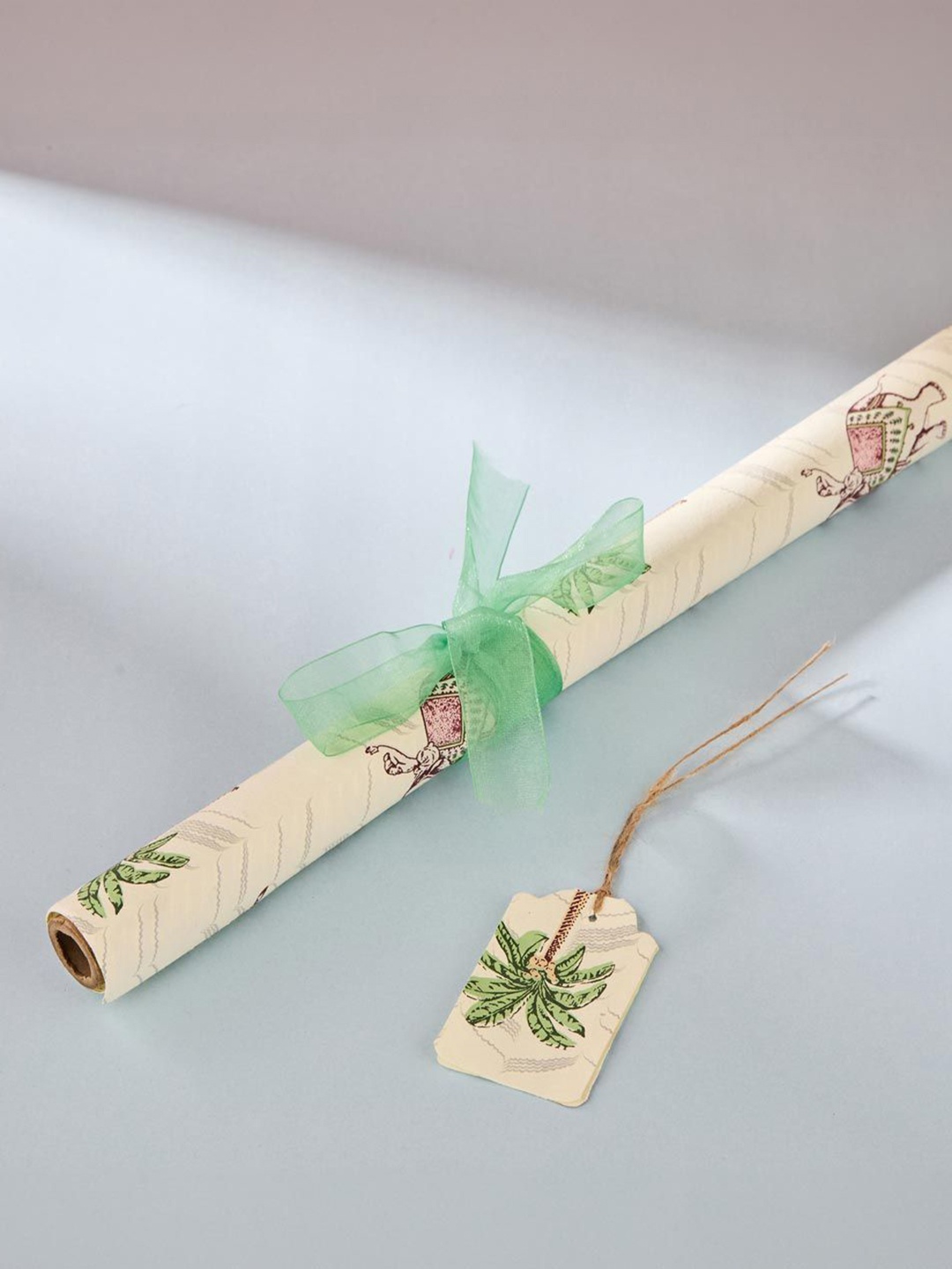 

Fabindia Printed Wrapping Sheet Stationery, Beige