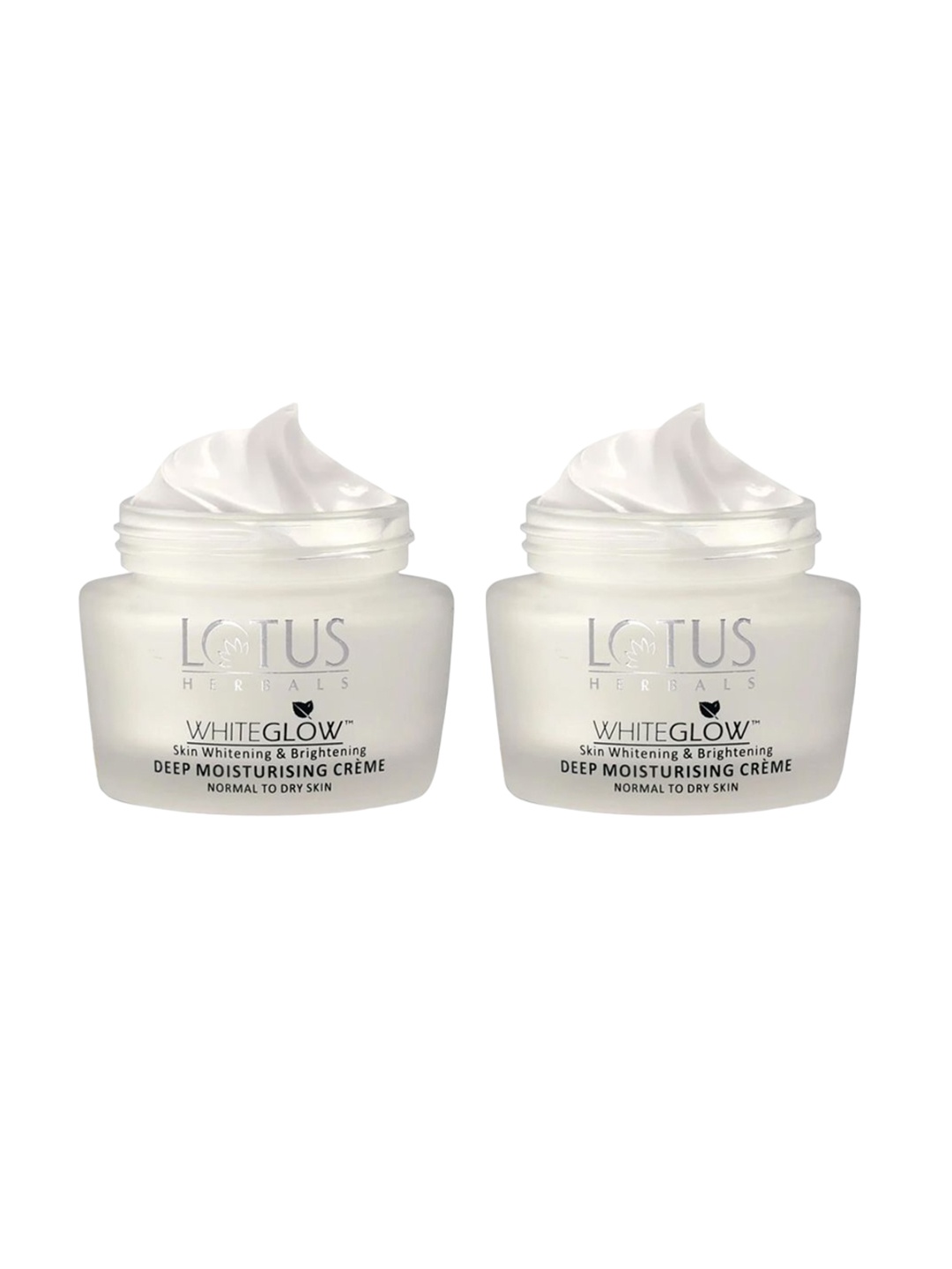 

Lotus Herbals Whiteglow Set Of 2 Skin Whitening & Brightening Moisturizing Cream -40gEach, White