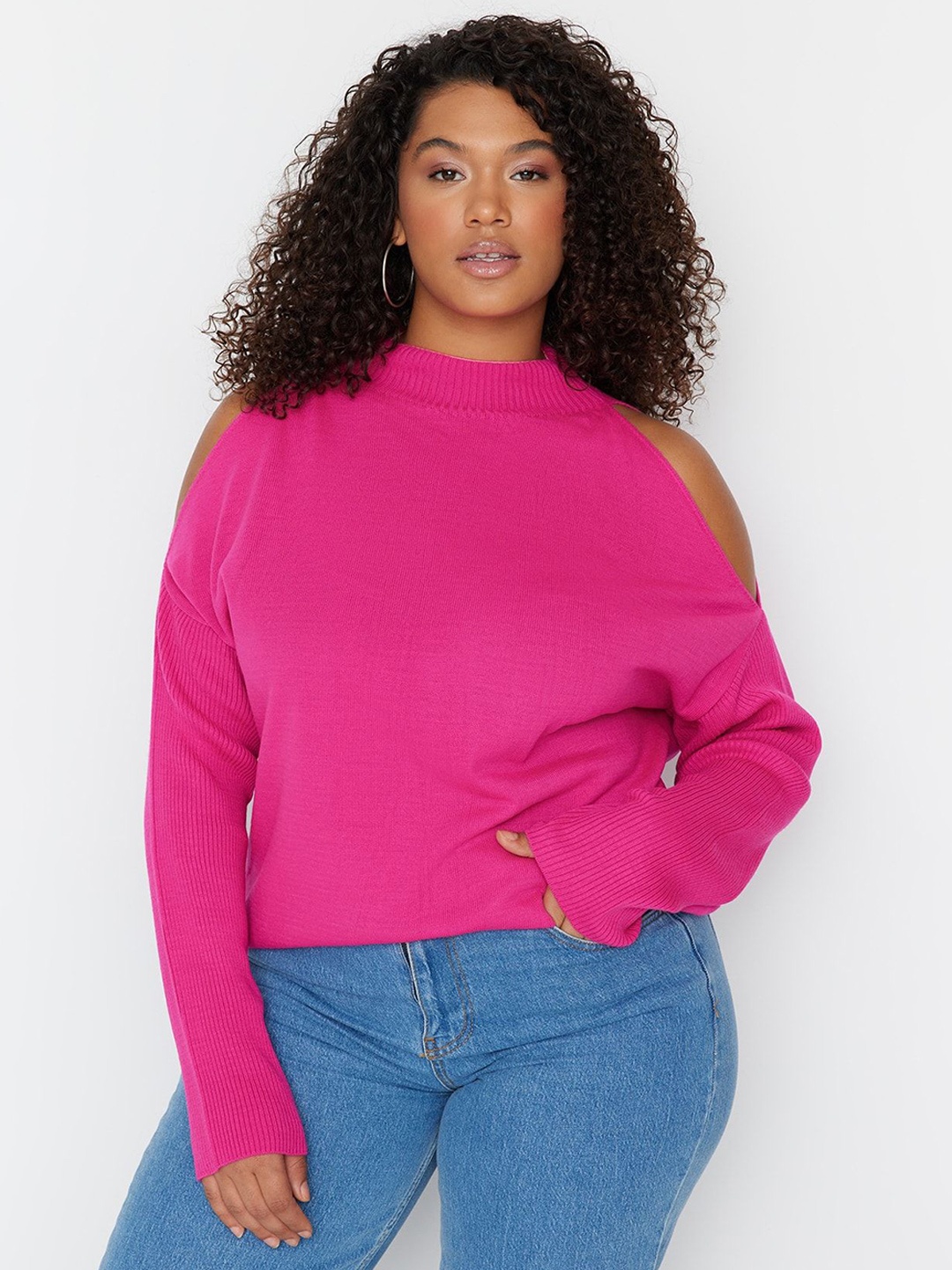 

Trendyol Women Sweater Vest, Pink