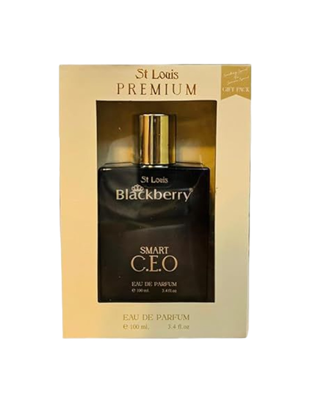 

St Louis Blackberry Smart CEO Long Lasting Eau De Parfum-100 ml, Transparent