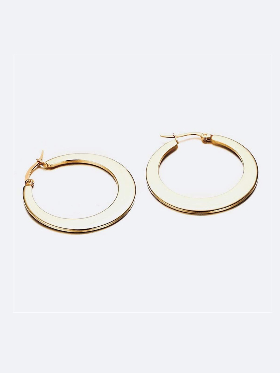 

KRENOZ Circular Studs Earrings, Gold
