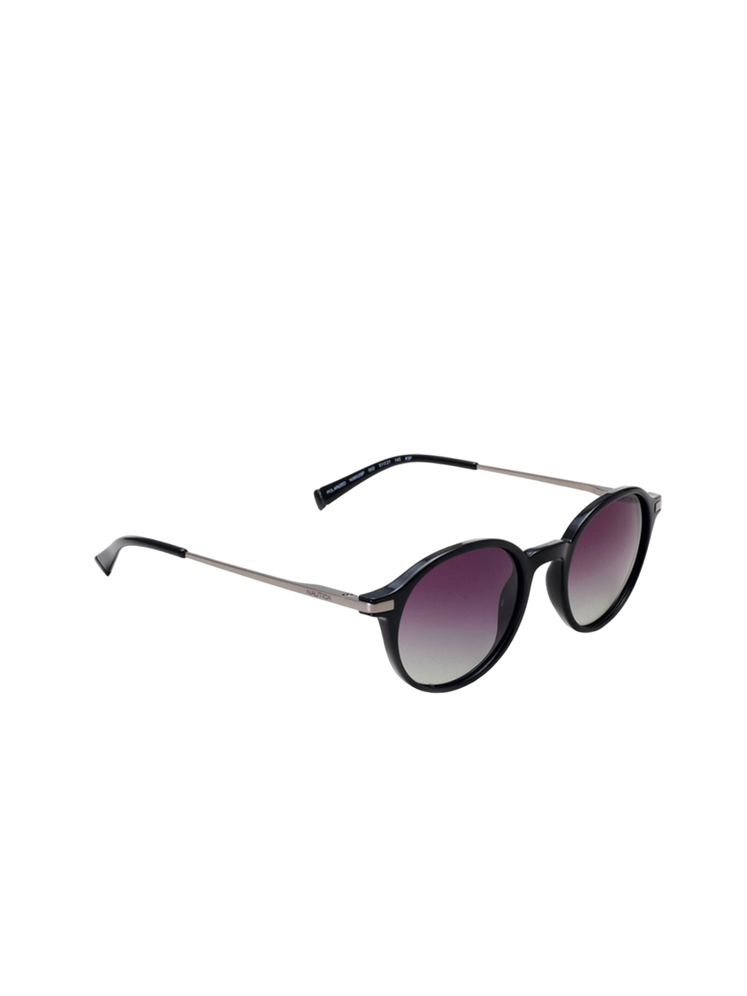 

Nautica Unisex Round Sunglasses with UV Protected Lens, Purple