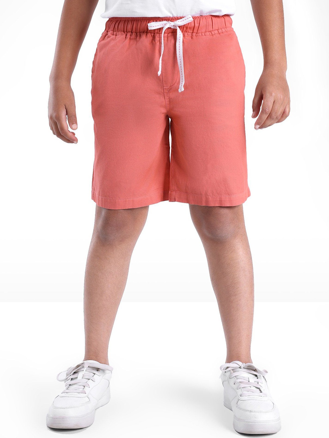 

ARIAS By LARA DUTTA Boys Striped Shorts, Peach