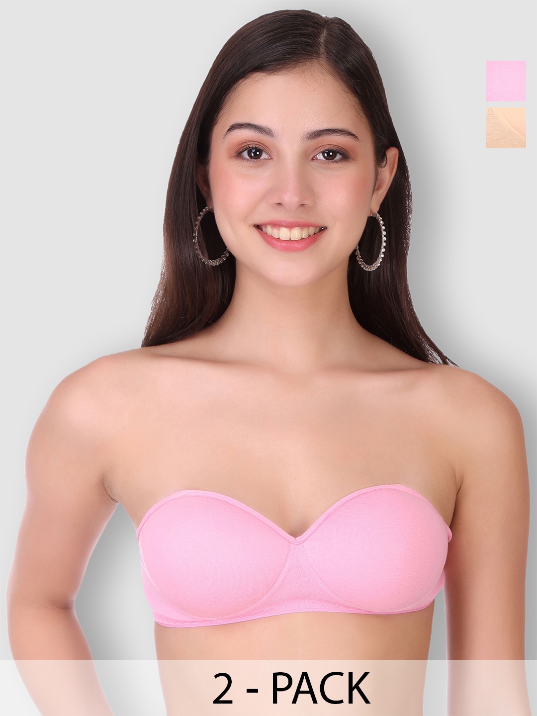 

SELFCARE Bra Half Coverage Lightly Padded, Beige