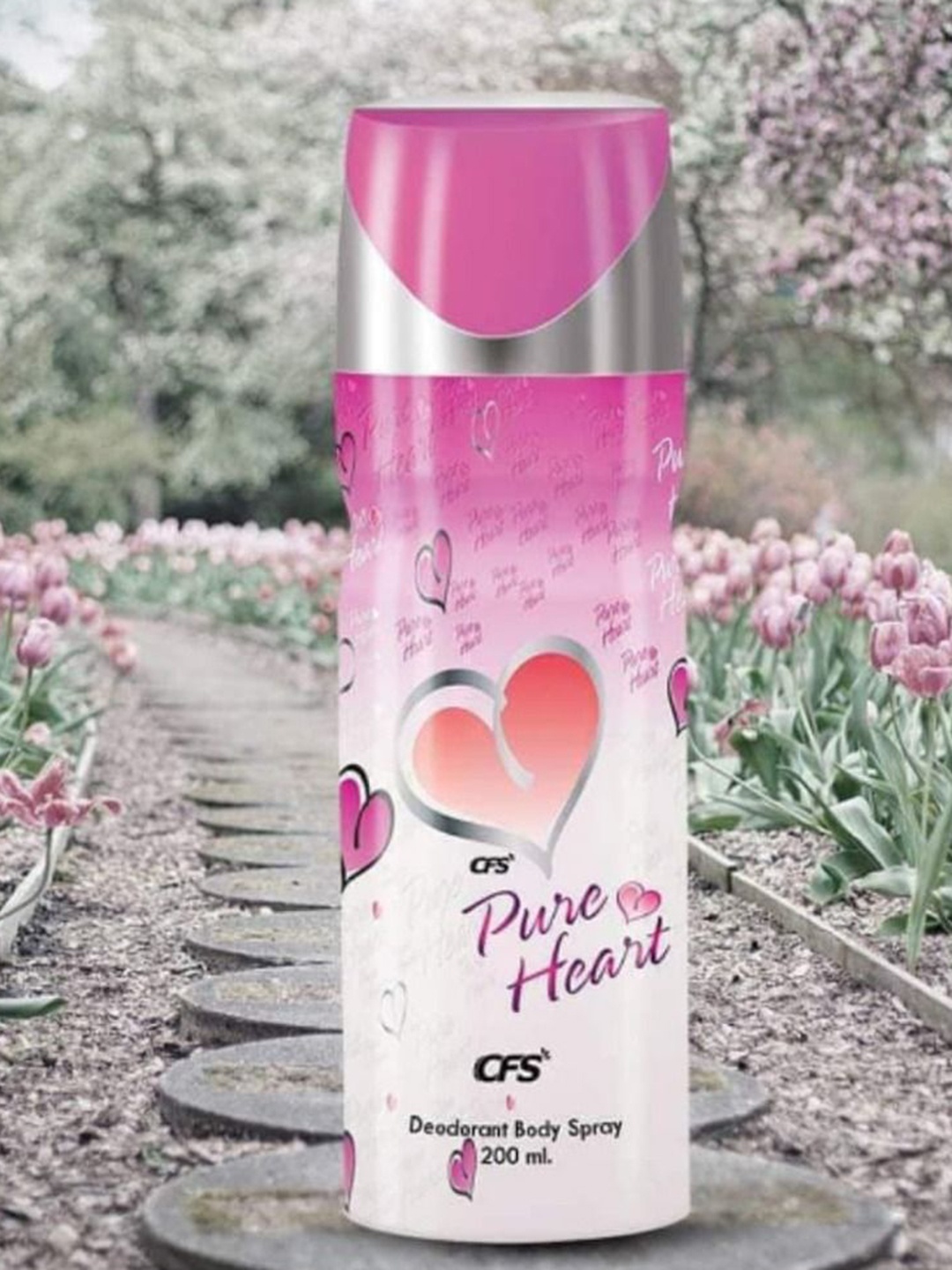 

CFS Set Of 3 Pure Heart Long Lasting Deodorant Body Spray - 200ml Each, Pink