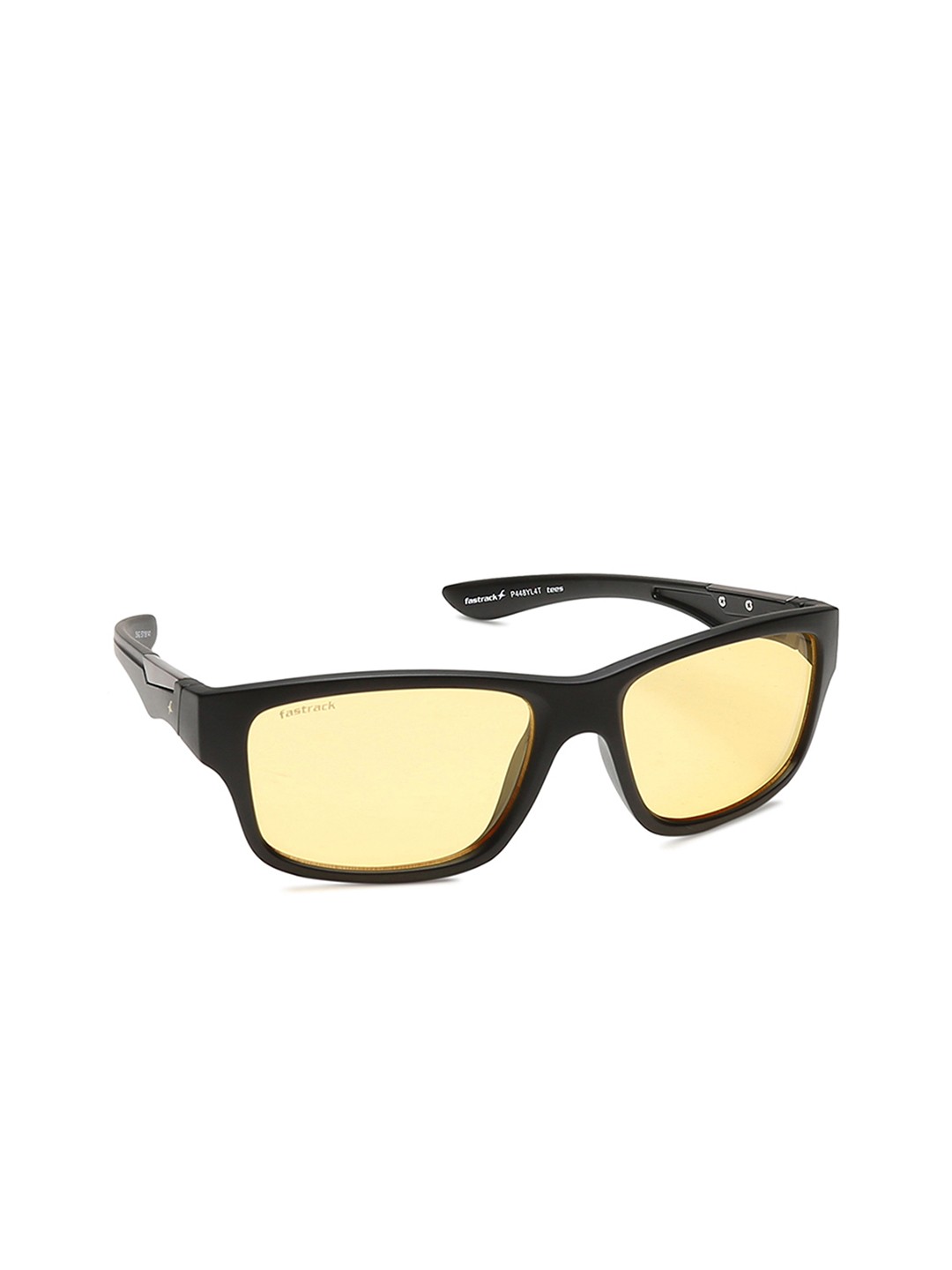 

Fastrack Men Square Sunglasses with UV Protected Lens P448YL4TV, Yellow