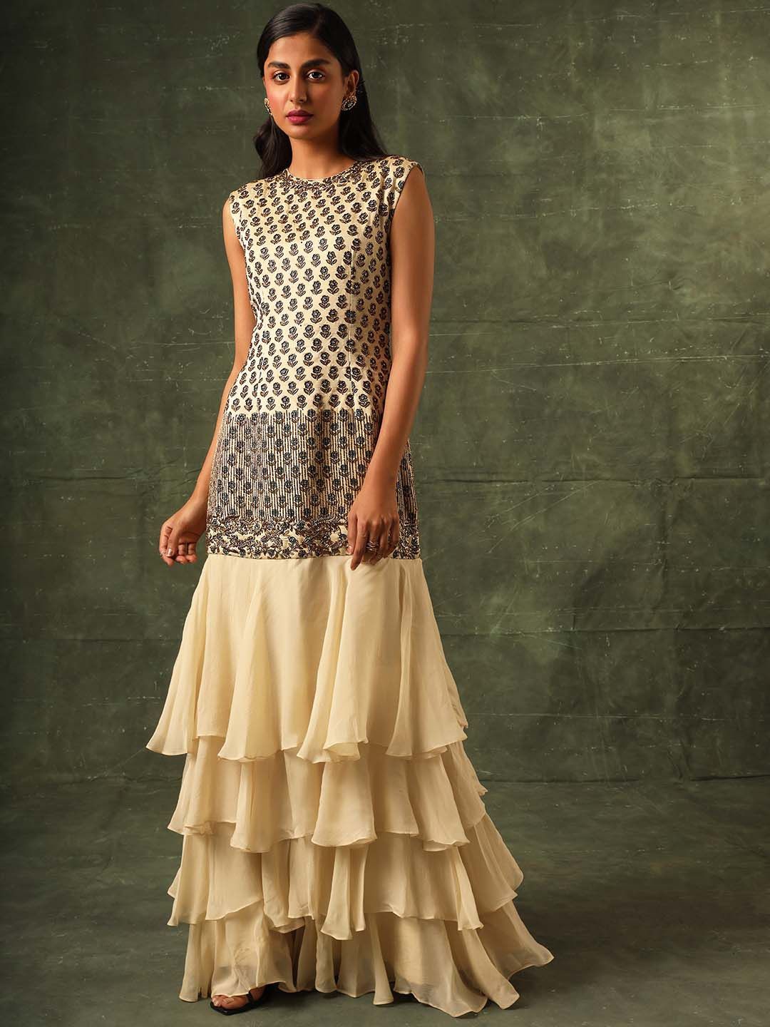 

Sejal Kamdar Crepe Maxi Dress, Assorted
