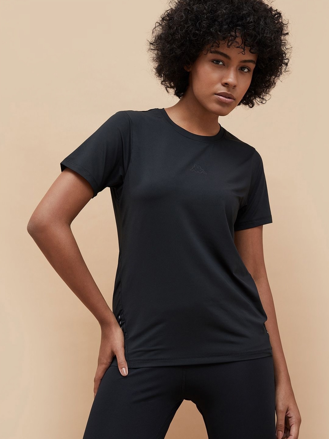 

Kappa Women Pockets T-shirt, Black