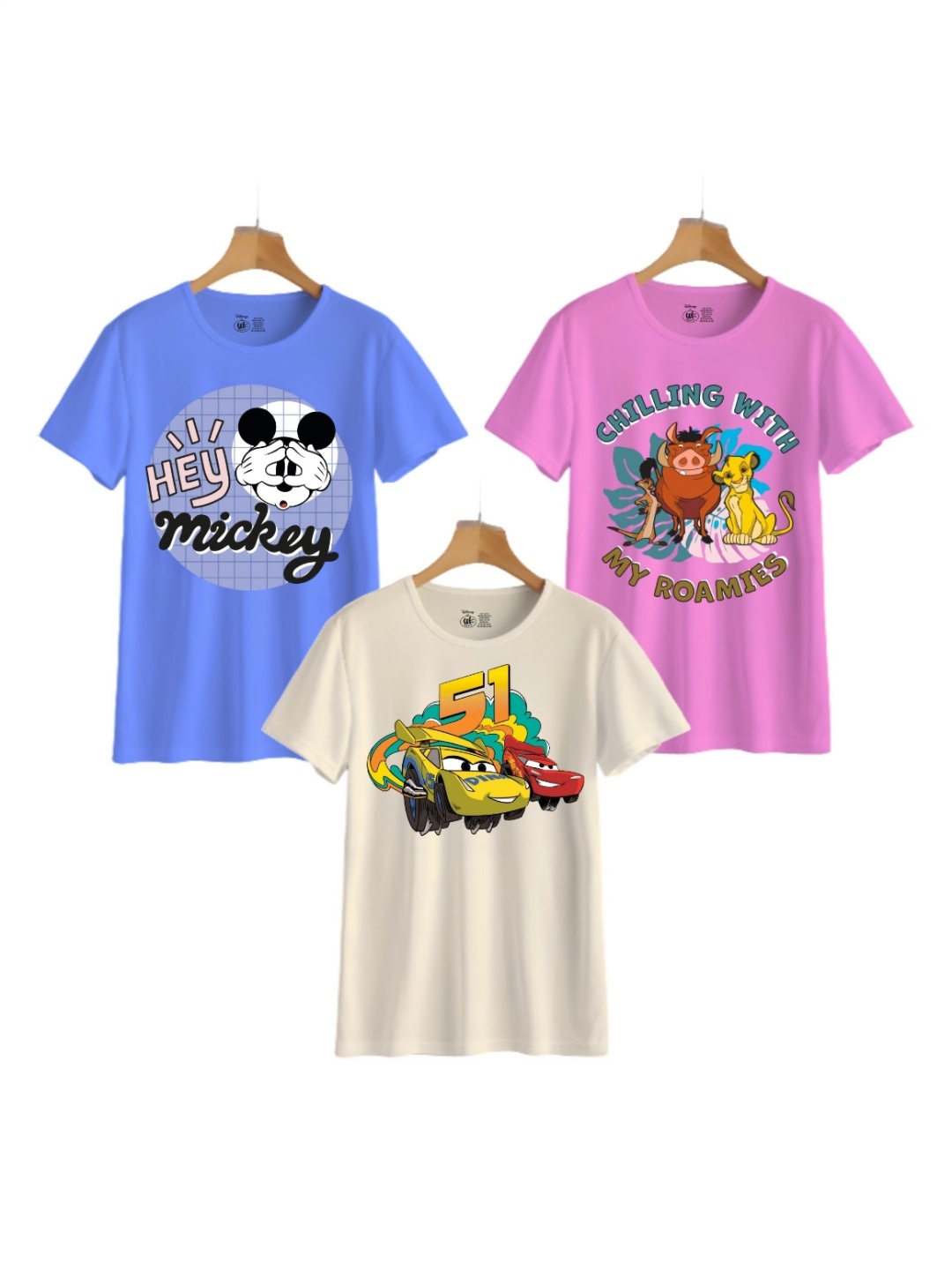 

YK Disney Boys 3 Printed Applique T-shirt, Multi