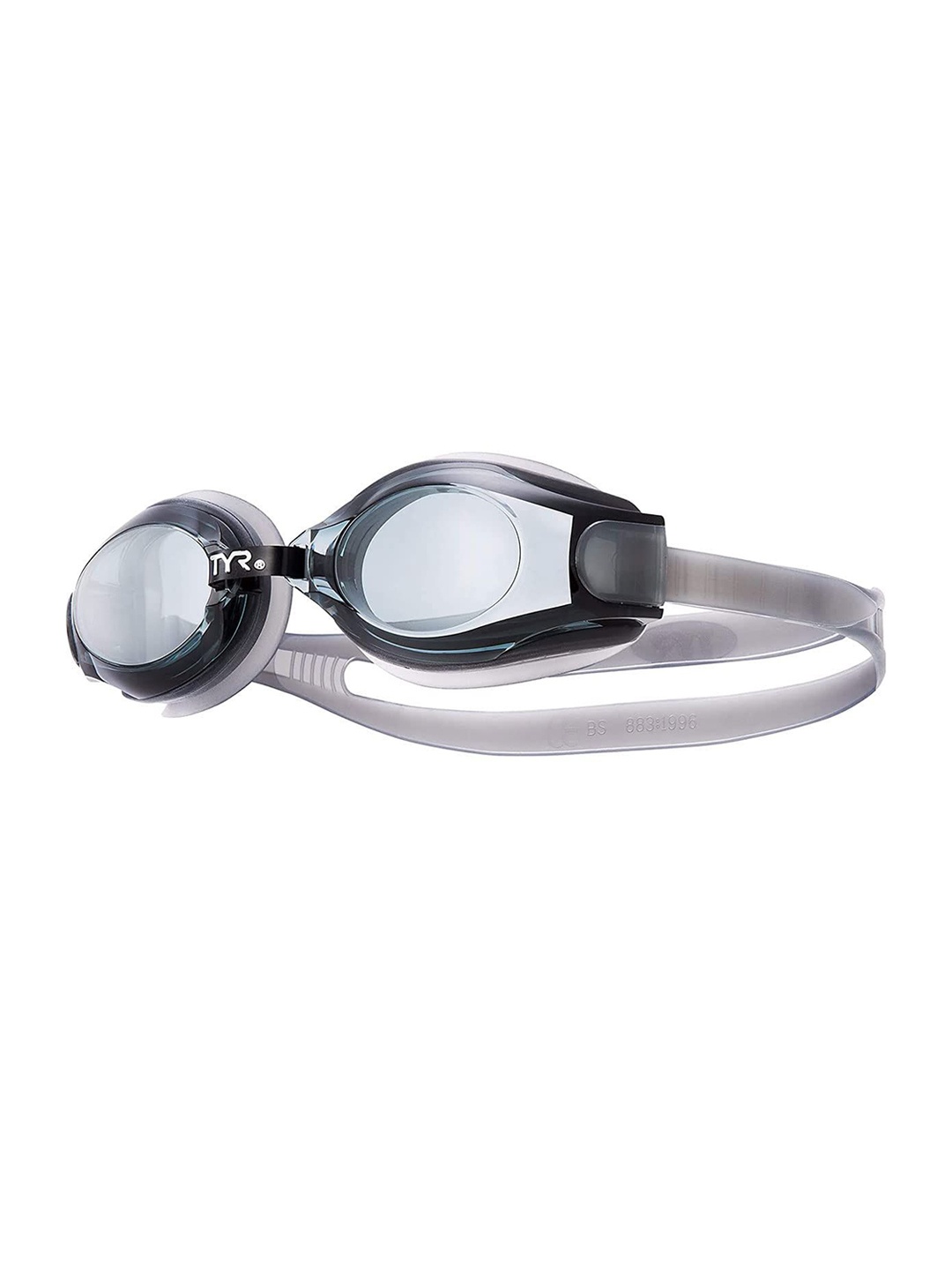 

TYR Corrective Optical Swim Goggles 2.5 (Smoke/Clear/Clear), Black