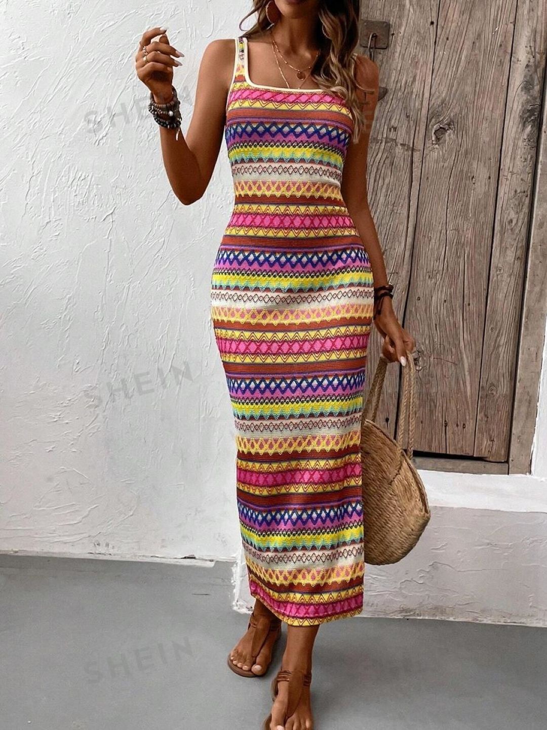 

StyleCast Women Tribal Printed Maxi Dress, Multi