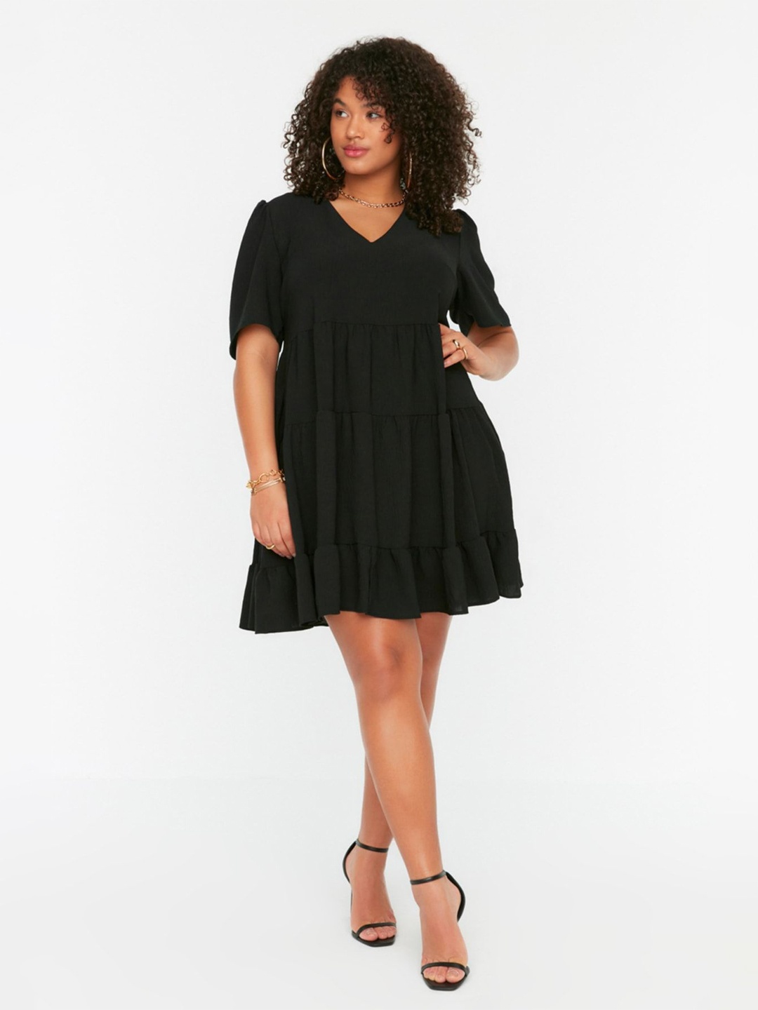 

Trendyol Fit and Flare Dress, Na