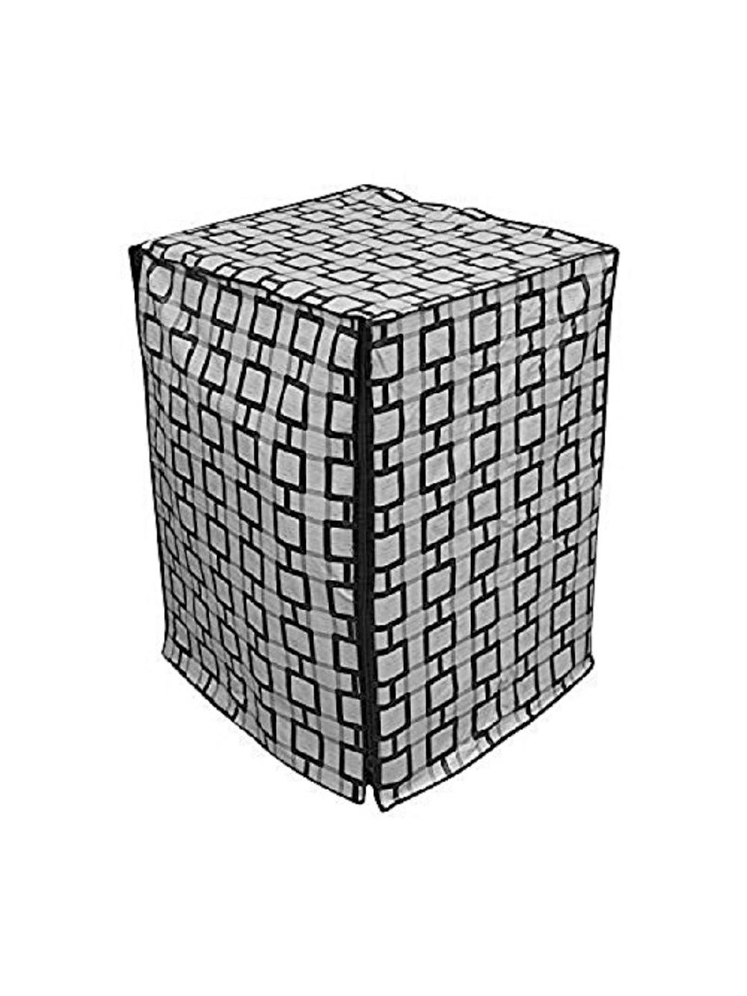 

Kuber Industries Grey & Black Textured Appliance covers