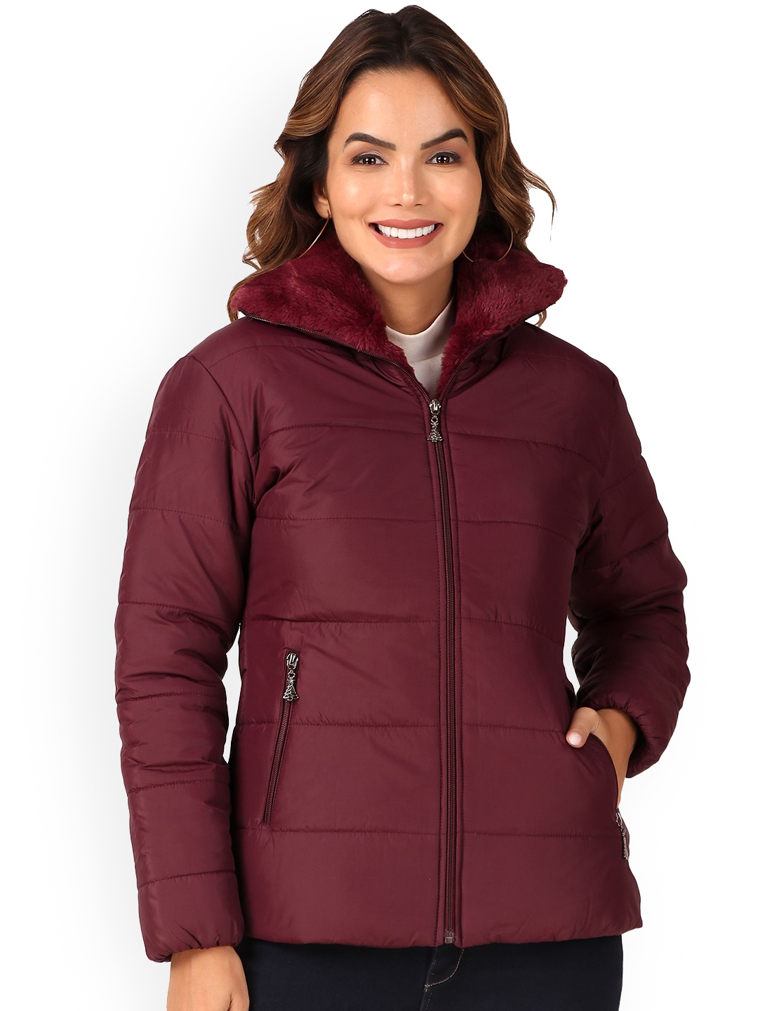 

Brazo Lightweight Puffer Jacket, Maroon