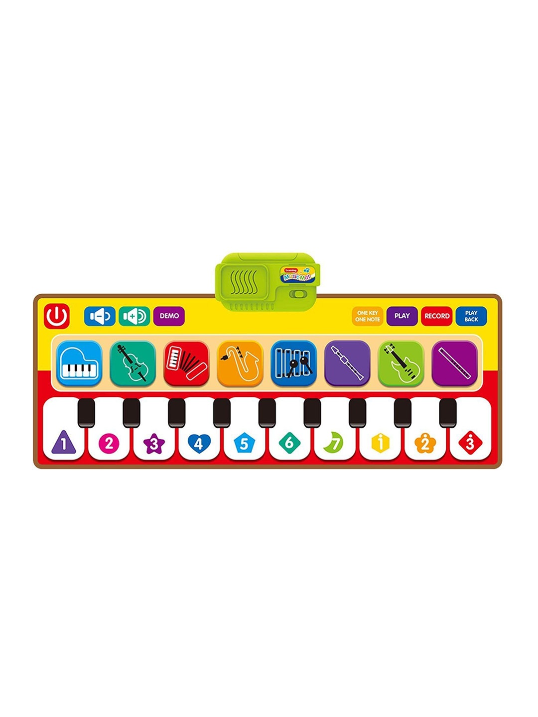 

PLANET of Toys Floor Piano Mat - Keyboard, Yellow