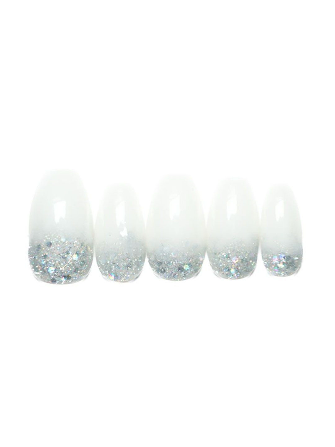 

SOEZI Set Of 24 Reusable Artificial Nails - Ek Glassy, Pink