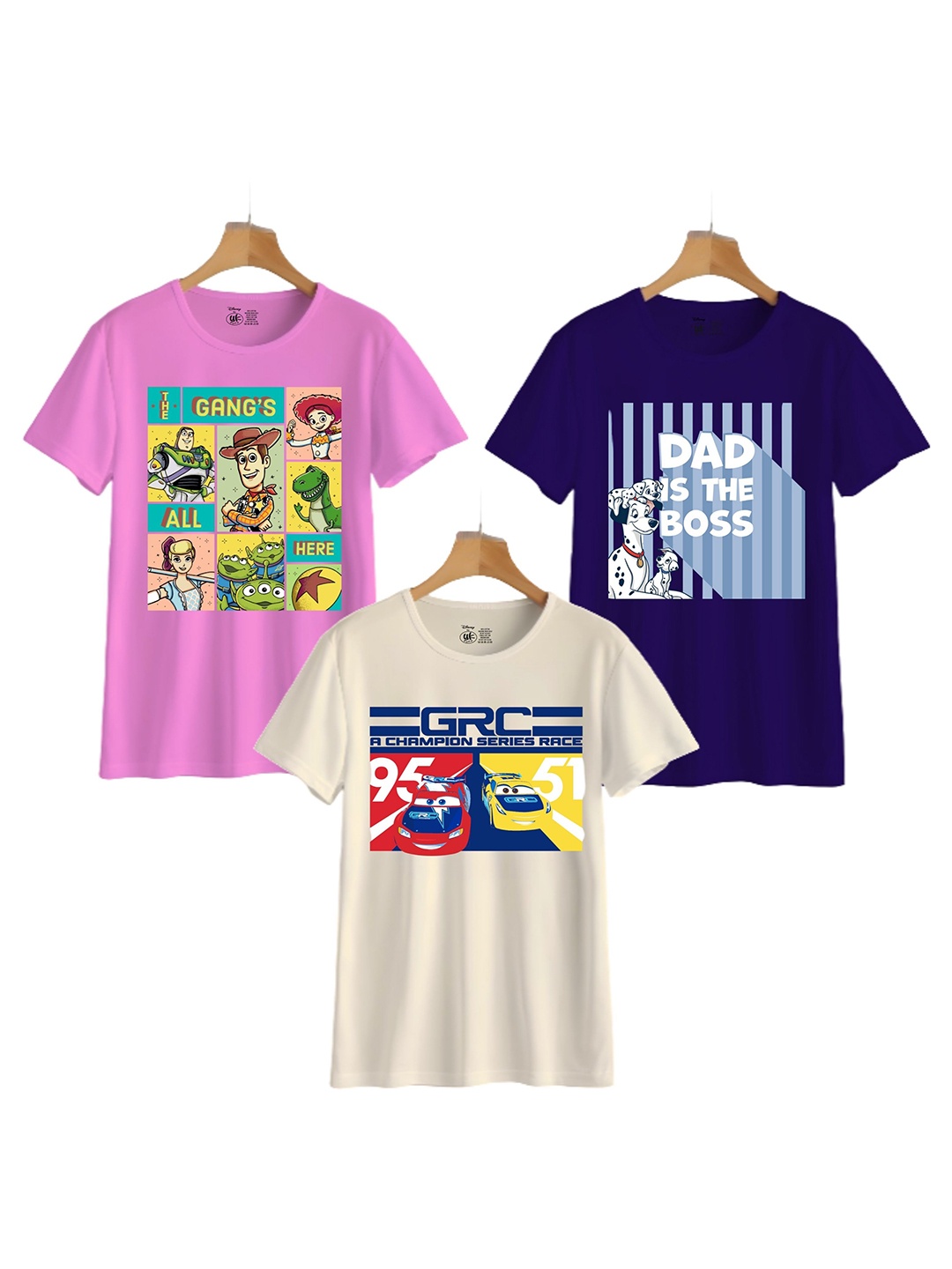 

YK Disney Boys 3 Printed Applique T-shirt, Multi