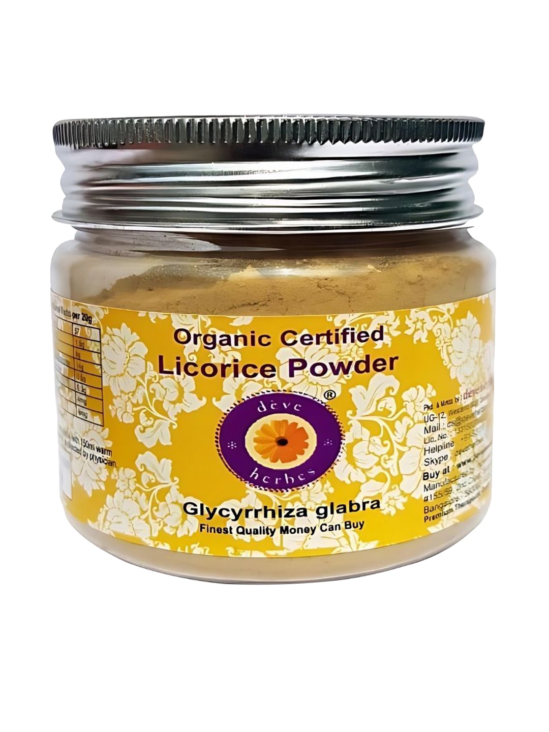

Deve Herbes Pure Licorice Powder - 50ml, Brown