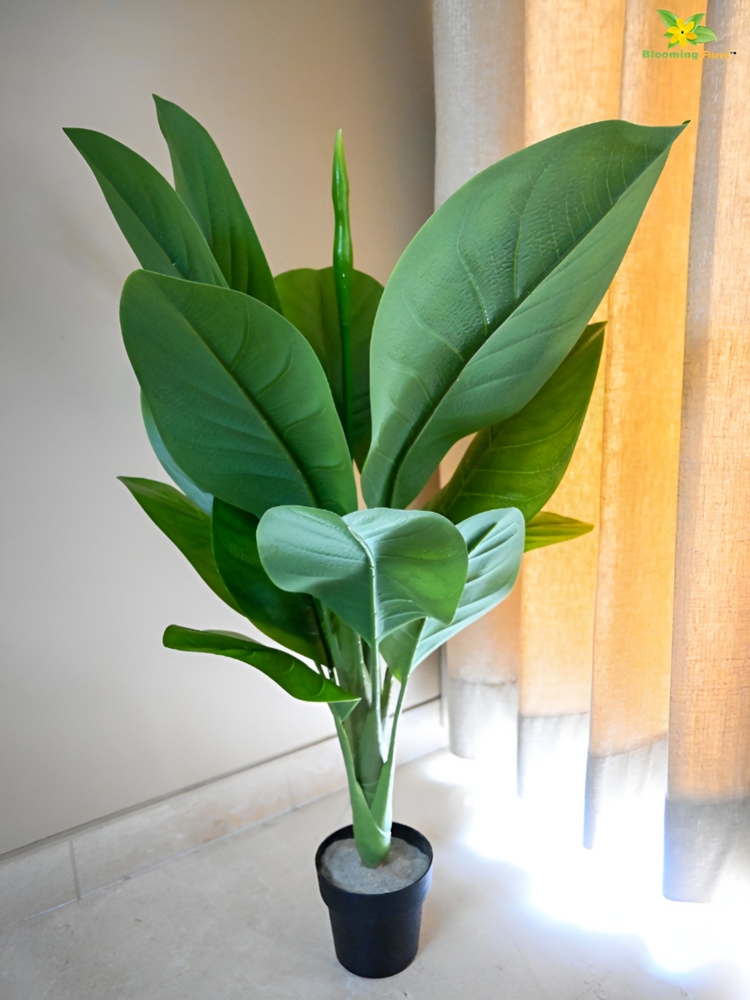 

Blooming Floret Green 1 Pieces Artificial Plant With Pot
