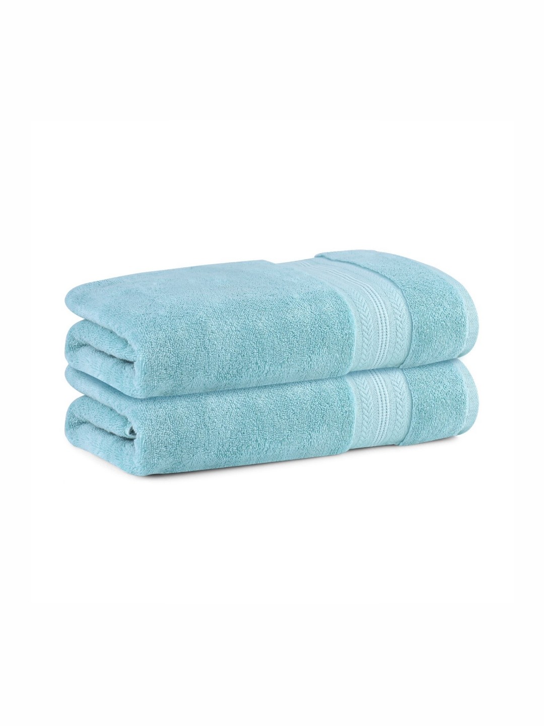 

Himeya Blue 2 Pieces Bamboo 600 GSM Bath Towel