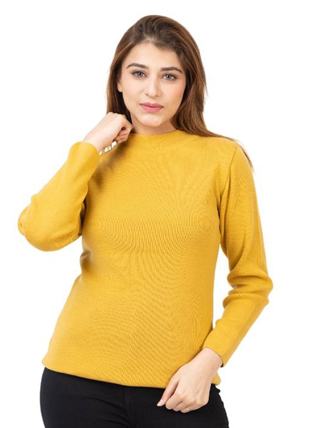 

TWENTY ME Women Pullover, Mustard