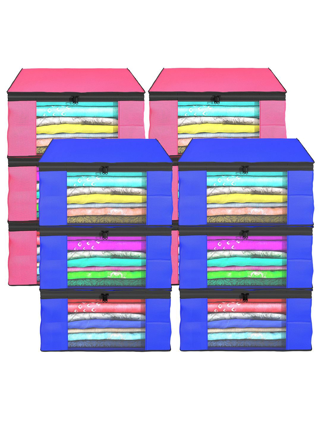 

Kuber Industries Blue Set of 12 Regular Drawer Organiser Organisers