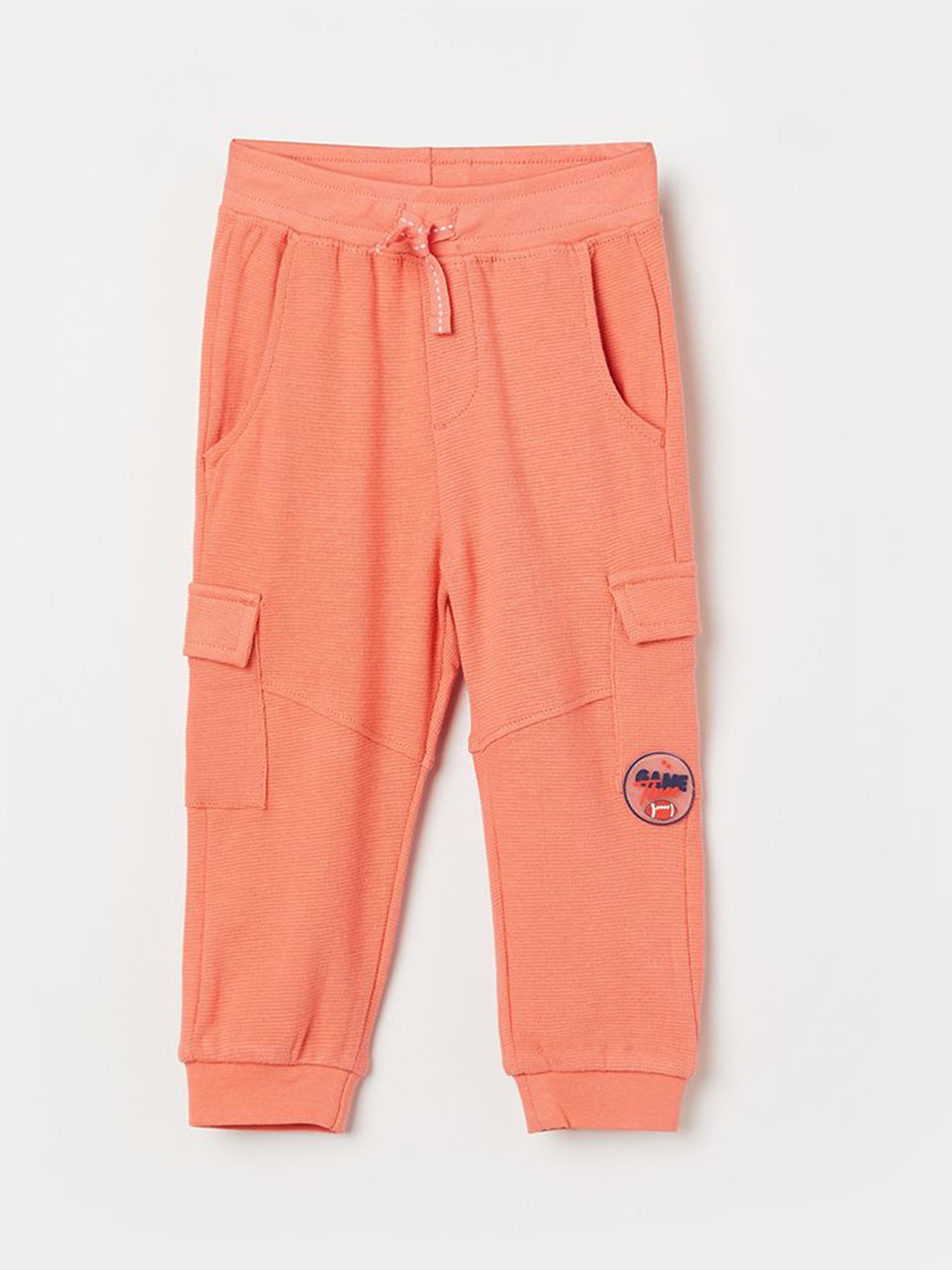 

Juniors by Lifestyle Boys Pure Cotton Mid Rise Joggers, Coral