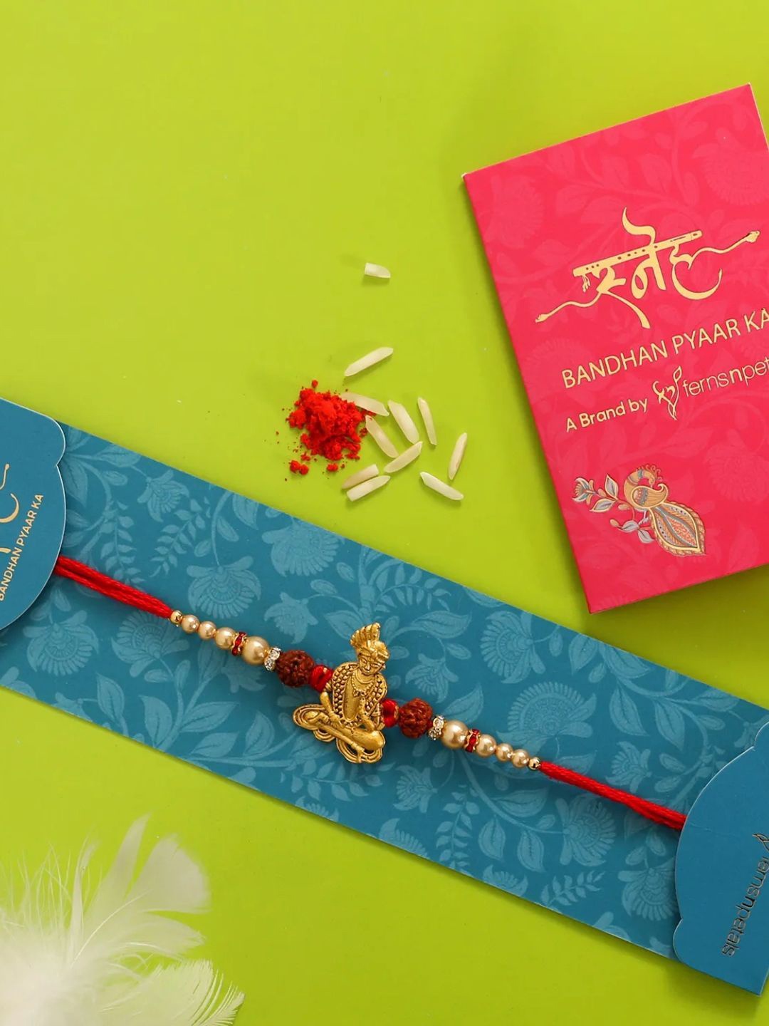 

fnp Swami Narayan Rakhi Kids Collection, Gold