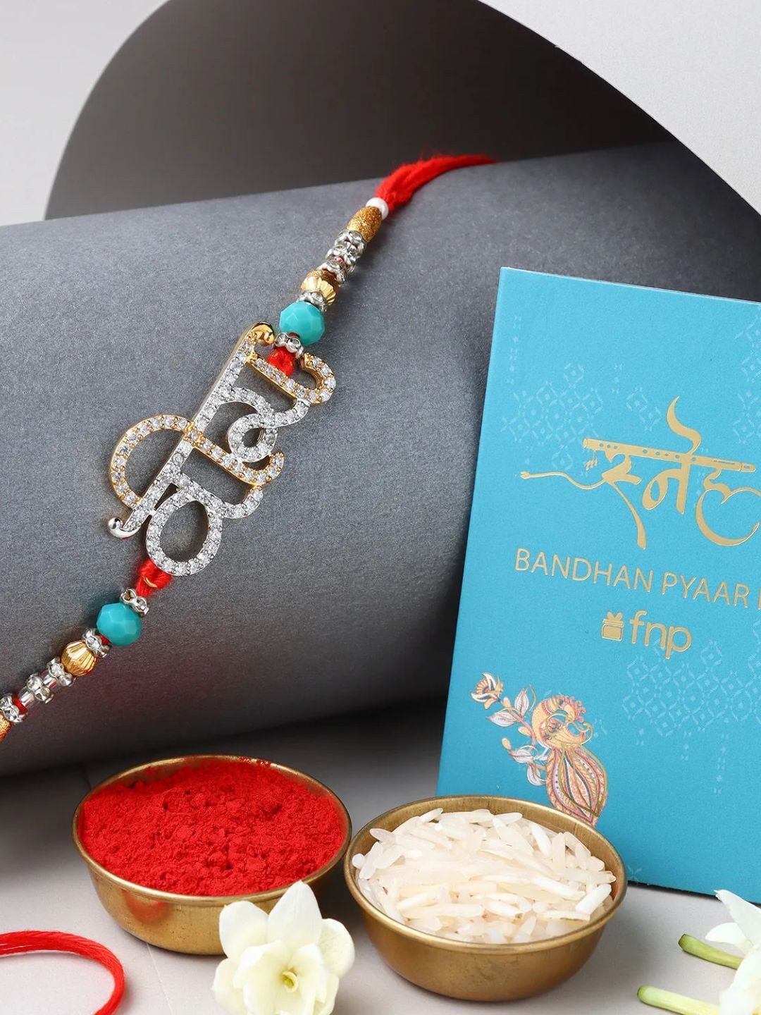 

fnp Veera Rakhi Lumba Rakhis, Red