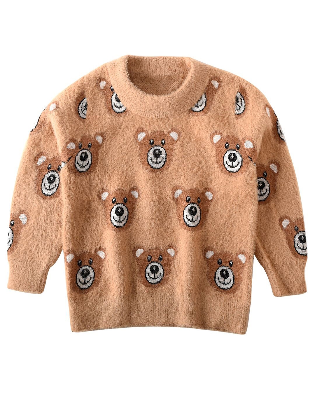 

Bold N Elegant Unisex Kids Quirky Pullover, Brown