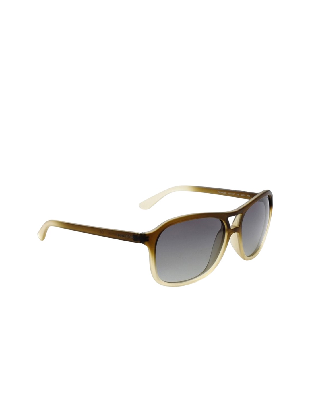 

Nautica Unisex Rectangle Sunglasses with UV Protected Lens, Grey