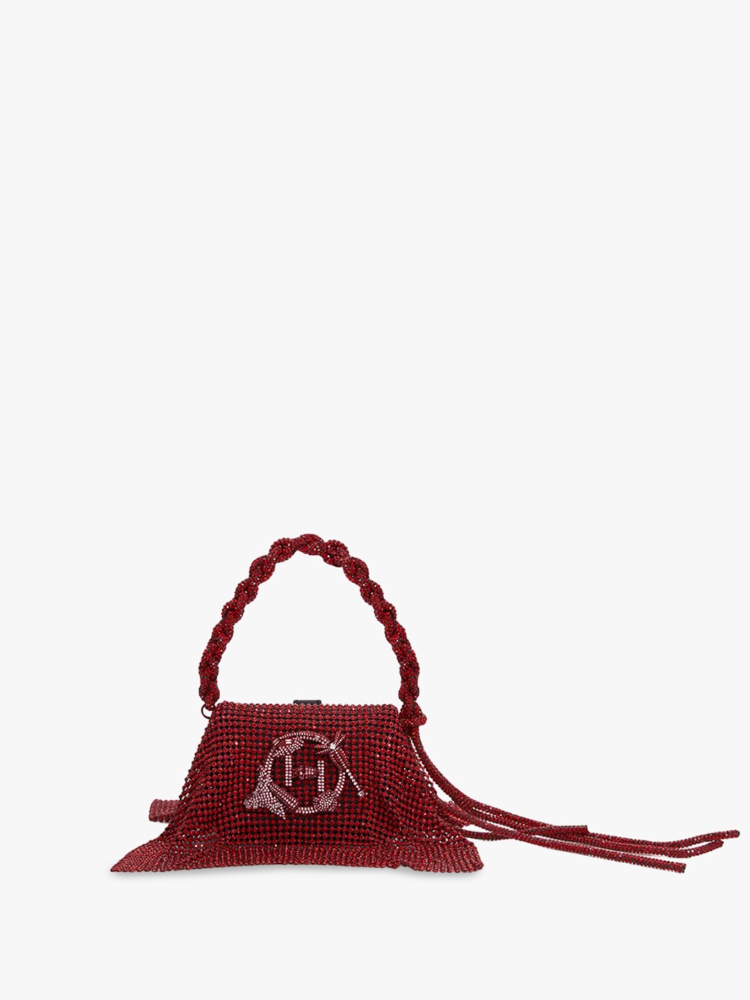 

Outhouse Leather Swagger Handheld Bag, Red