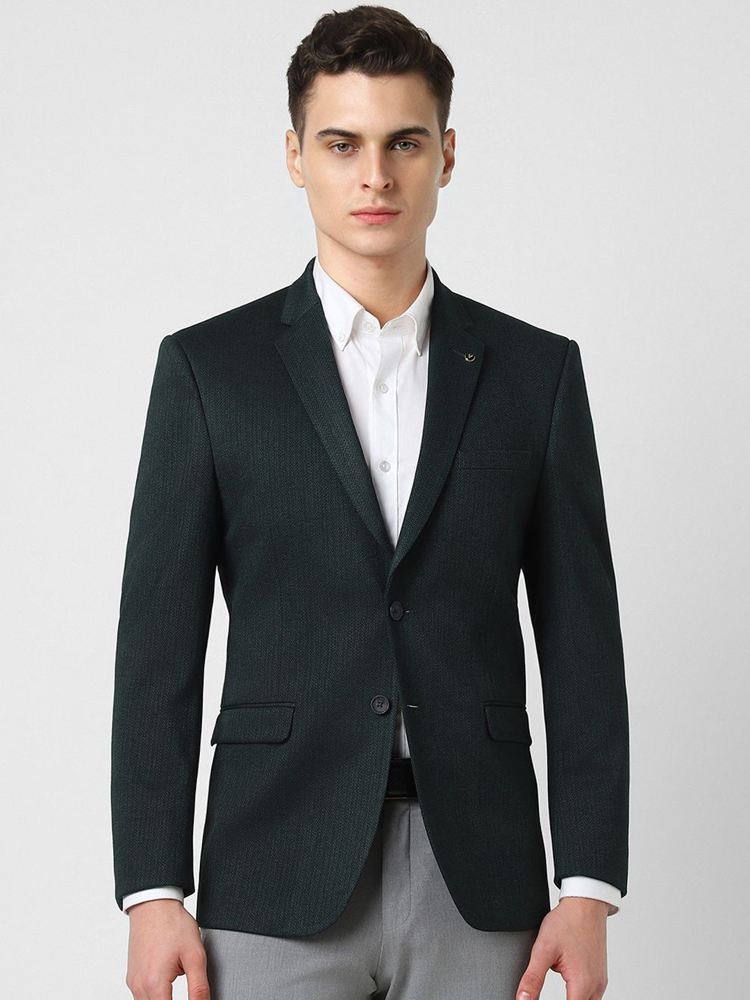 

Van Heusen Slim-Fit Long Sleeve Double Vent Single Breasted Blazers, Green