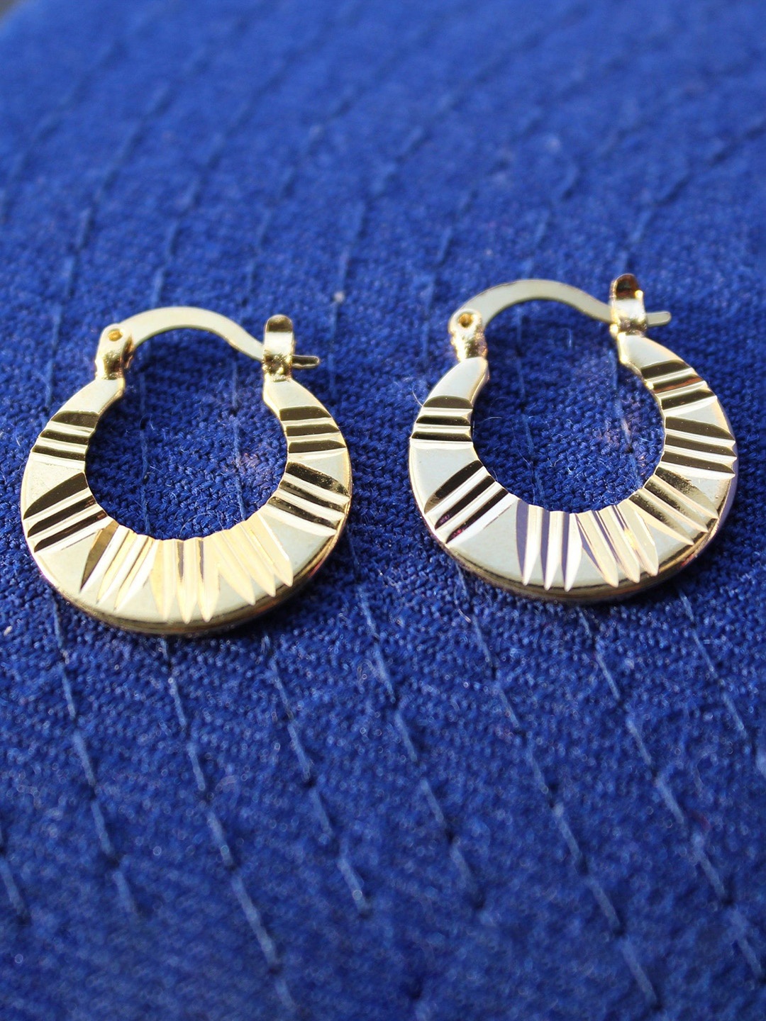 

KRENOZ Circular Drop Earrings, Gold