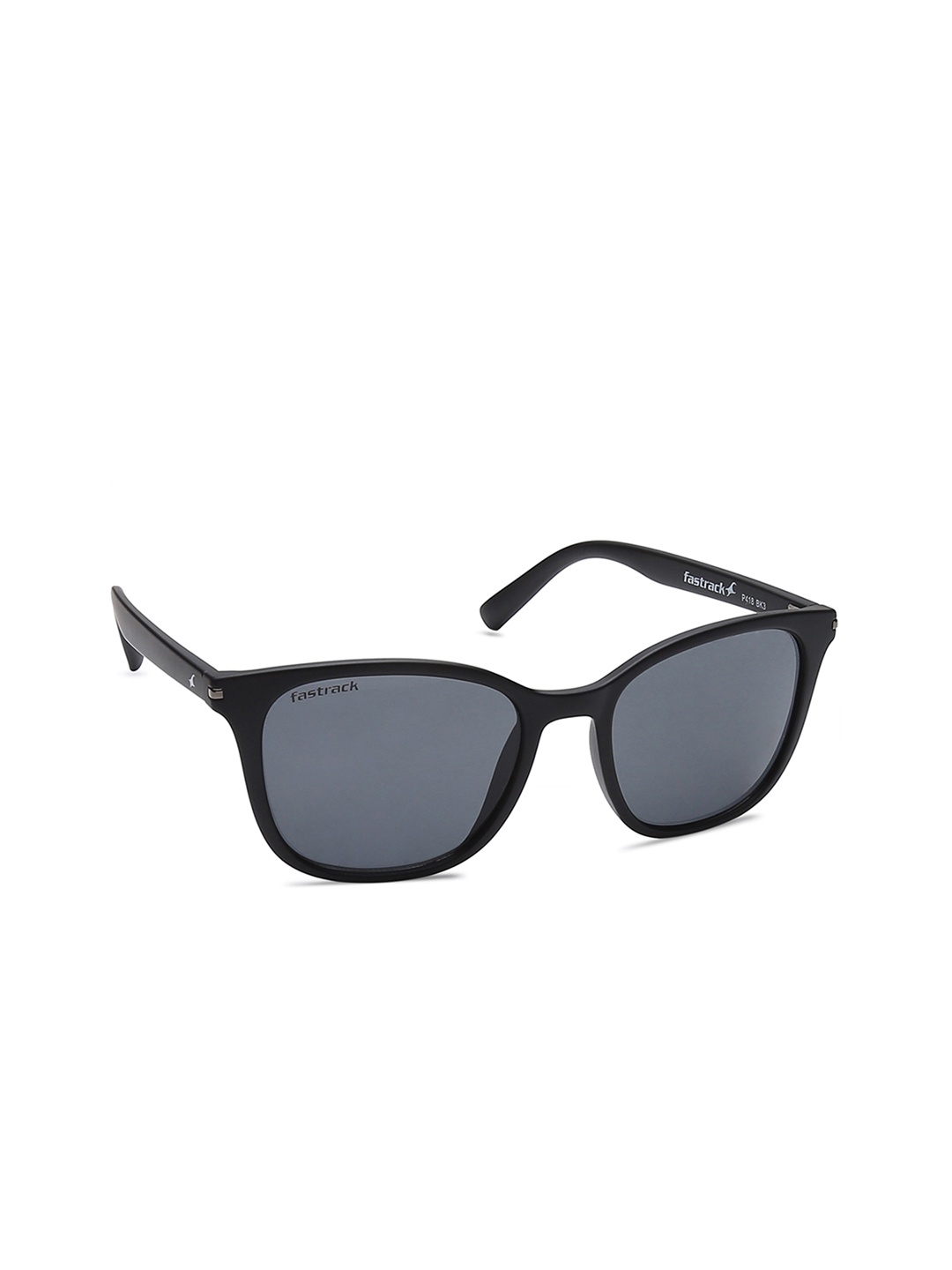 

Fastrack Men UV Protected Lens Square Sunglasses - P418BK3V, Black