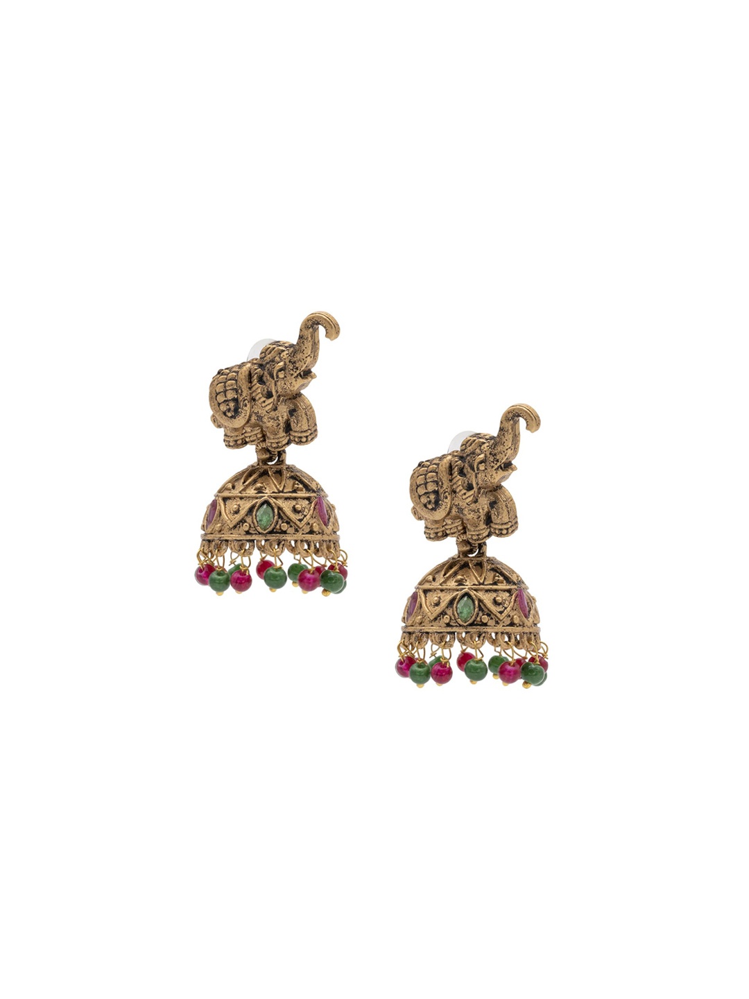 

Shining Jewel - By Shivansh Contemporary Jhumkas Earrings, Multi