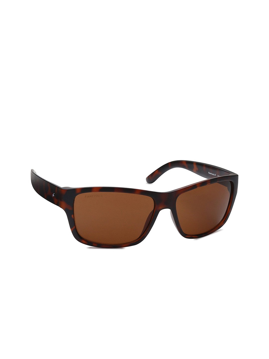 

Fastrack Unisex Square Sunglasses with UV Protected Lens P444BR2V, Brown