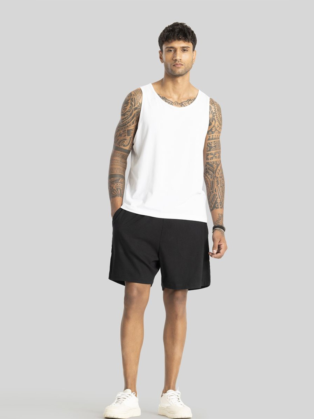 

Snitch Men Sports Shorts, Black