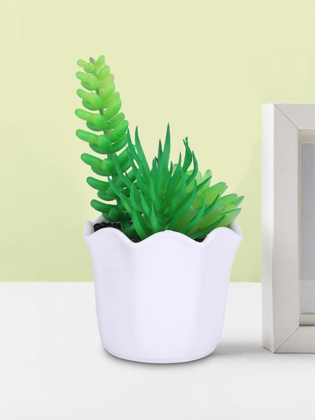 

Ekhasa Green 1 Pieces Succulent Artificial Plant With Pot