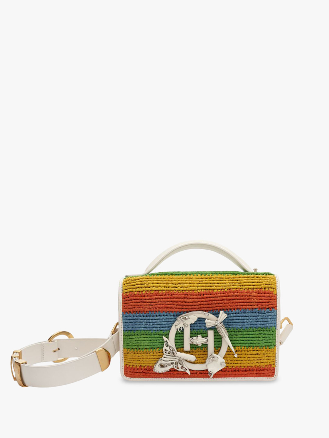 

Outhouse Leather Structured Handheld Bag, Multi