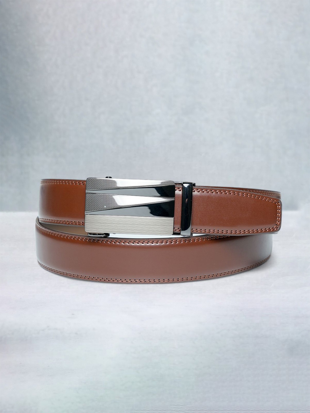 

CHOKORE Men Leather Belt, Brown