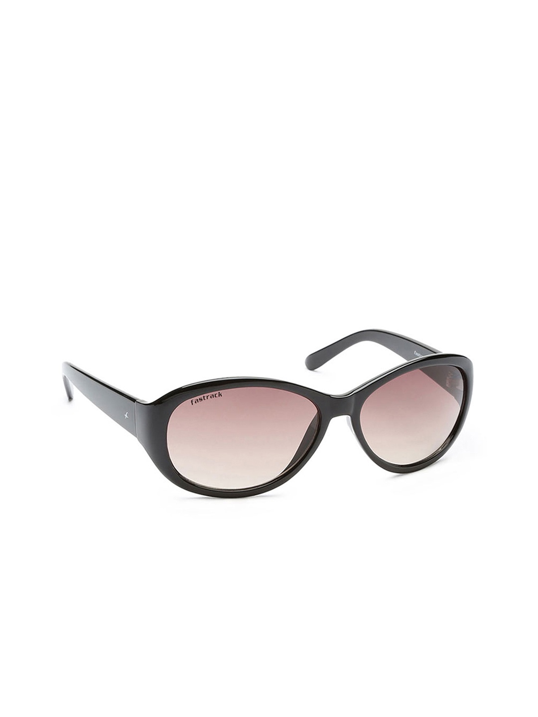 

Fastrack Women Oval Sunglasses with UV Protected Lens P188BR1FV, Brown